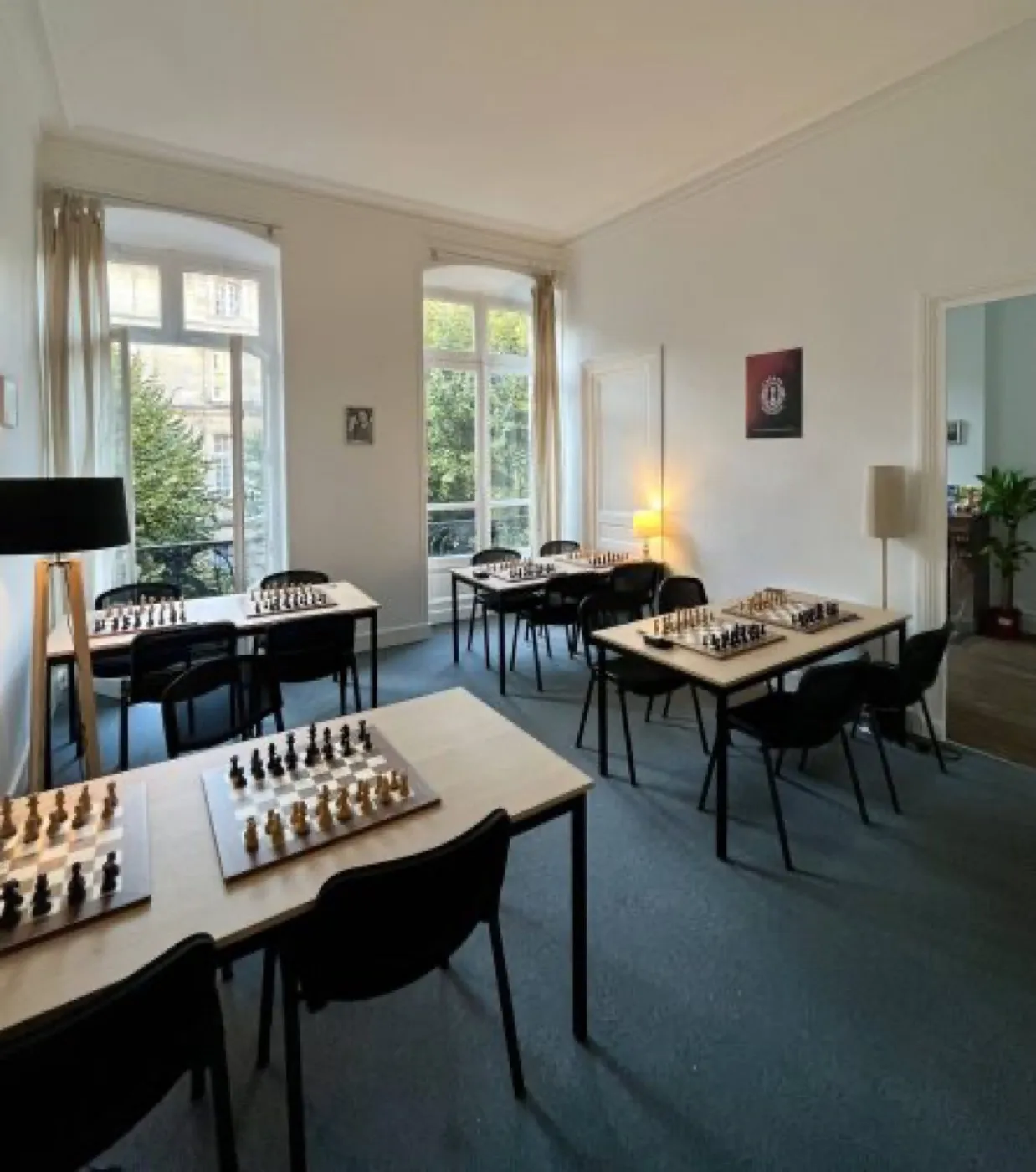 Les locaux du club d'échecs Caïssa Bordeaux à Bordeaux